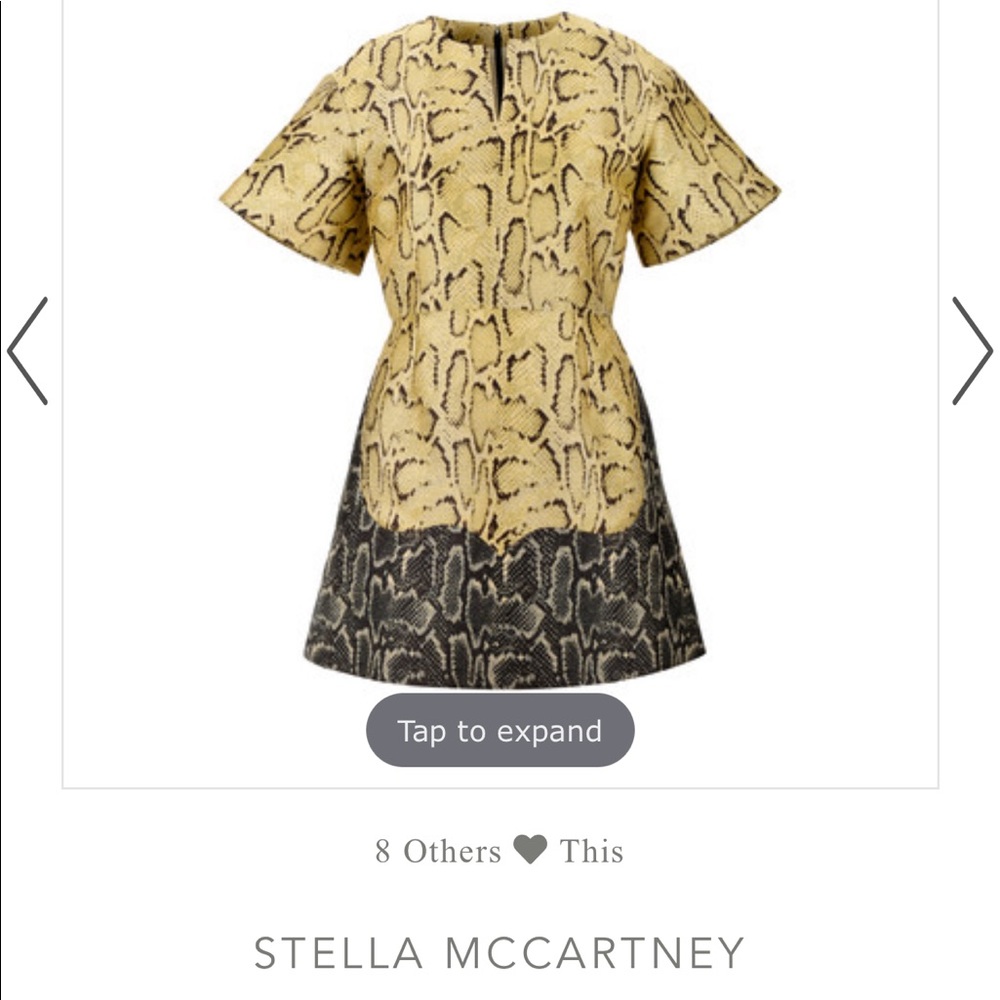 Stella McCartney PARTY Snakeskin Print Dress, SZ 36 - Picture 2 of 15